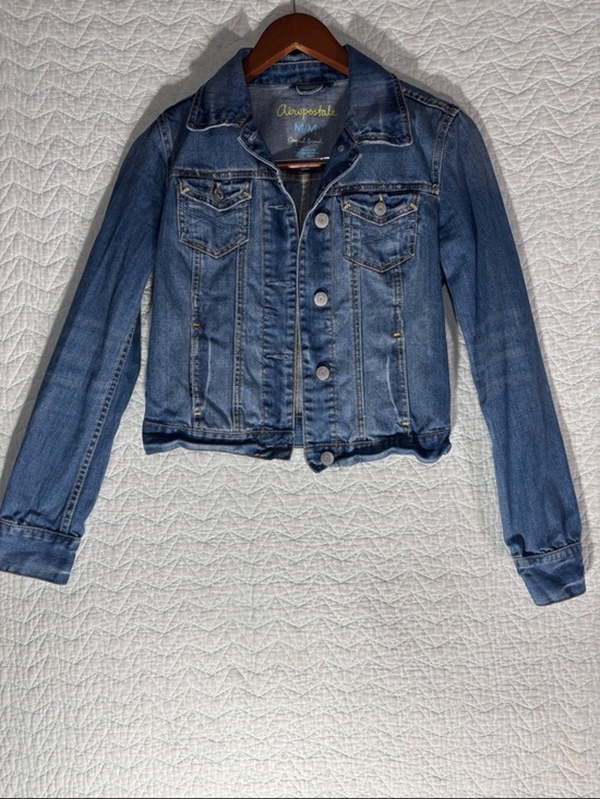 Aeropostale Jackets & Blazers - Aeropostale Blue Denim Jean Jacket 100%. Cotton medium EUC